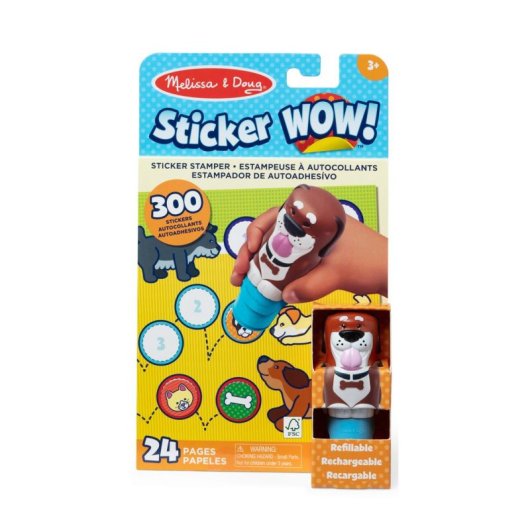 Kit de manualidades infantil Spin Master Melissa & Doug con tampón y 300 pegatinas