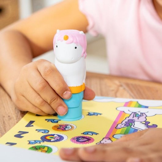 Kit de manualidades infantil Spin Master Melissa & Doug con tampón y 300 pegatinas