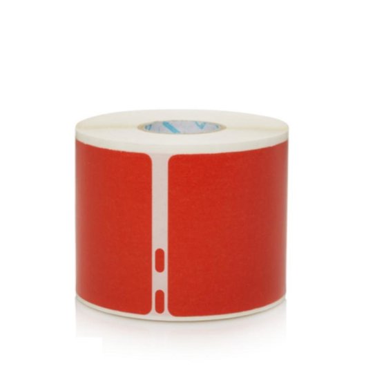Étiquettes Autoadhésives DYMO Rouges Amovibles 101 x 54 mm