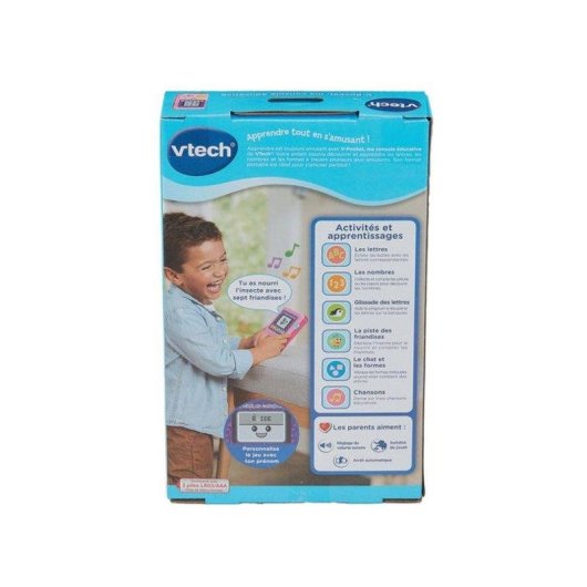Consola educativa VTech V-Pocket para niños 3-7 años Rosa