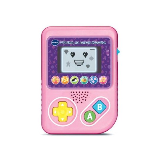 Consola educativa VTech V-Pocket para niños 3-7 años Rosa