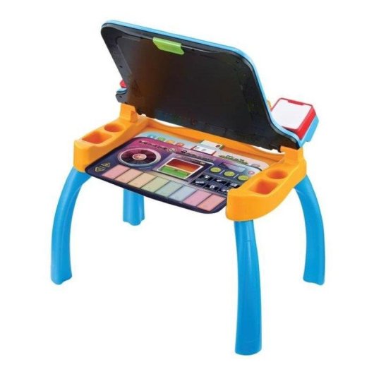 VTech MagiBureau Interactivo 6 En 1 Escritorio Musical Con Taburete, Paneles Educativos, Piano Y Altavoz