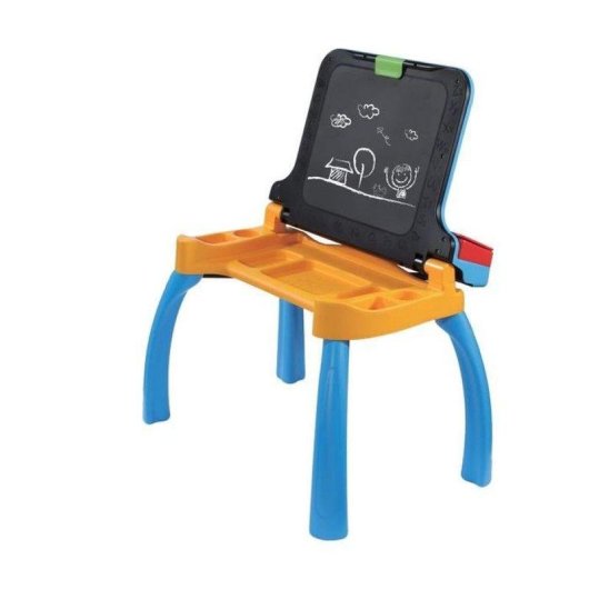 VTech MagiBureau Interactivo 6 En 1 Escritorio Musical Con Taburete, Paneles Educativos, Piano Y Altavoz