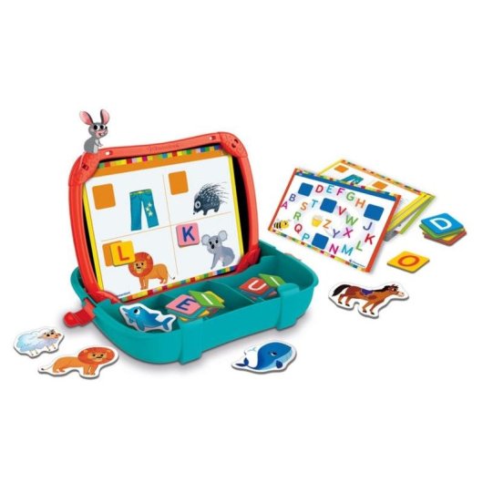 Juego educativo maletín magnético Clementoni Letras y Animales 3+ años