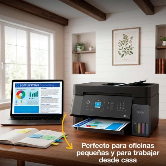 Multifunción Epson EcoTank ET-4900 Inkjet Color WiFi Fax ADF Negro