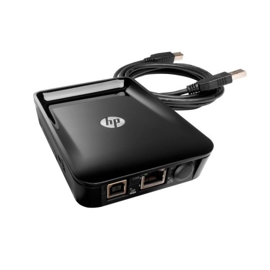 HP Jetdirect LAN interner Netzwerkdruckserver Ethernet IPv4/IPv6 schwarz