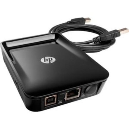 HP Jetdirect LAN interner Netzwerkdruckserver Ethernet IPv4/IPv6 schwarz