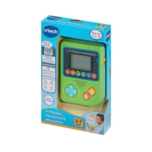 Consola educativa VTech V-Pocket 6 actividades para niños 3-7 años