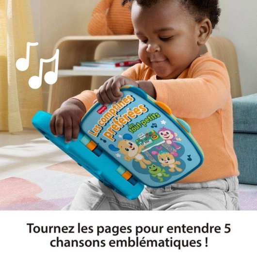 Libro Musical Interactivo Fisher-Price Laugh & Learn para Bebés