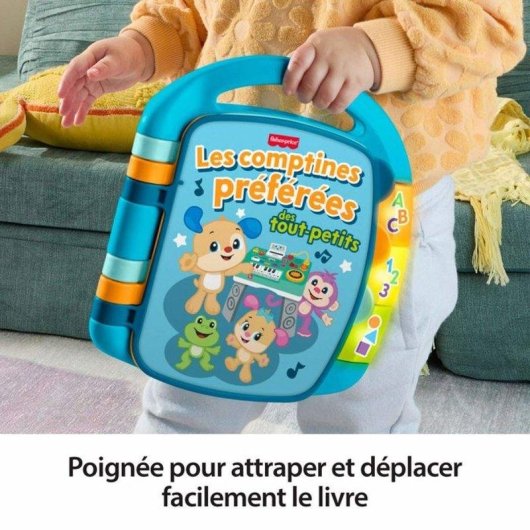 Libro Musical Interactivo Fisher-Price Laugh & Learn para Bebés