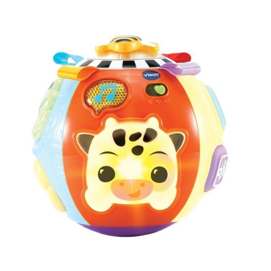 Bola interativa VTech Lumi Animal multicolor com luzes e sons para bebés 6-36 meses