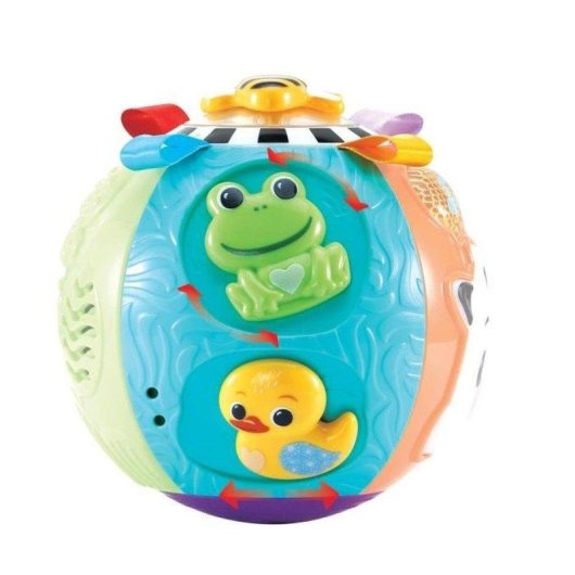 Bola interativa VTech Lumi Animal multicolor com luzes e sons para bebés 6-36 meses