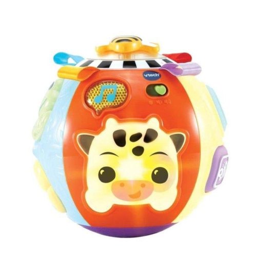 Bola interativa VTech Lumi Animal multicolor com luzes e sons para bebés 6-36 meses