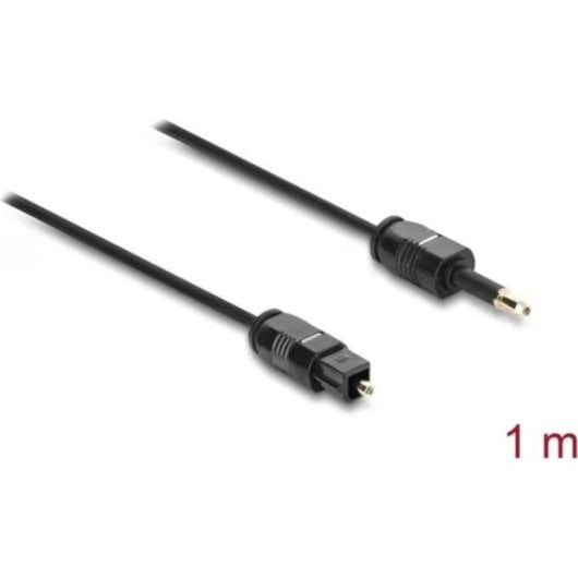 Cavo audio Toslink Delock 1 m nero