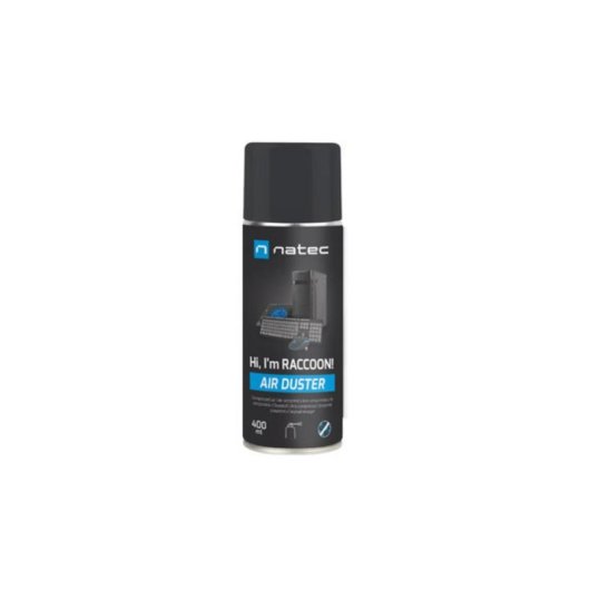 Limpeza de ar comprimido NATEC Raccoon 400 400ml Preto/Azul