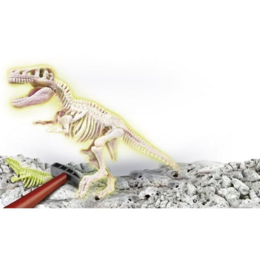 Kit de excavación Clementoni Archéo Ludic T-Rex fosforescente