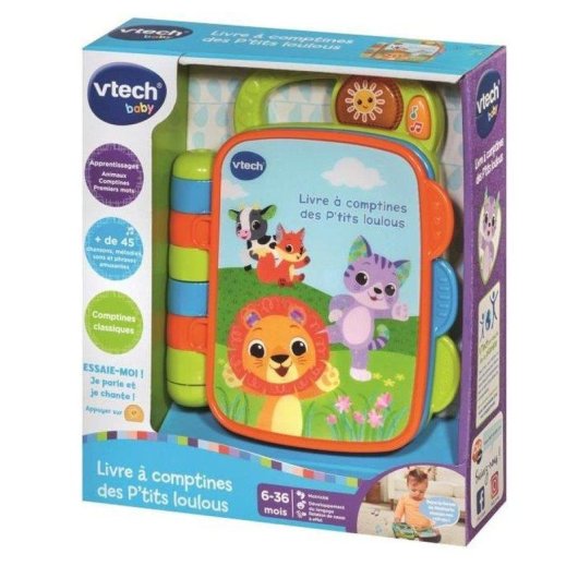 Livro Musical Interactivo VTech Baby Comptines des P'tits Loulous 6-36 meses