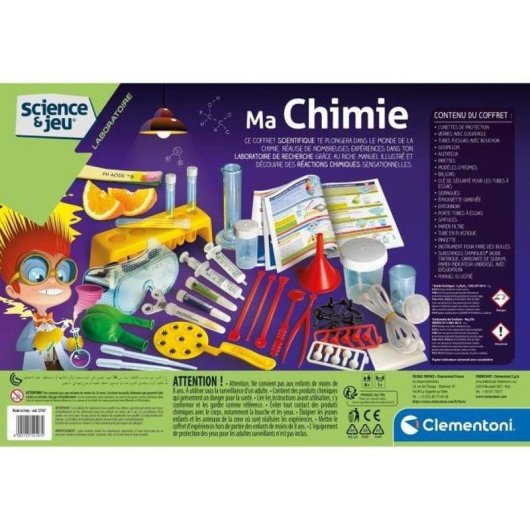 Kit de Química Infantil Clementoni Ma Chimie +170 Experimentos