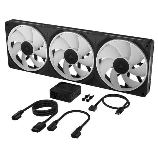 Ventilateur additionnel Corsair iCUE LINK LX360 RGB 360 mm 2400 tr/min, pression statique cadre unifié