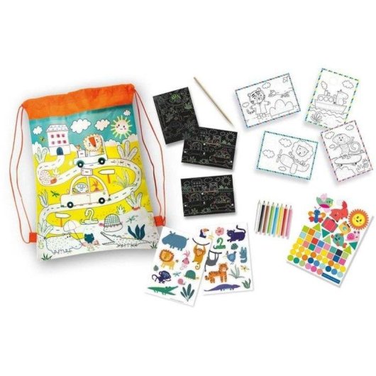 Kit de Mochila de Viaje SES Creative Actividades Creativas 20 Piezas