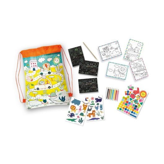 Kit de Mochila de Viaje SES Creative Actividades Creativas 20 Piezas