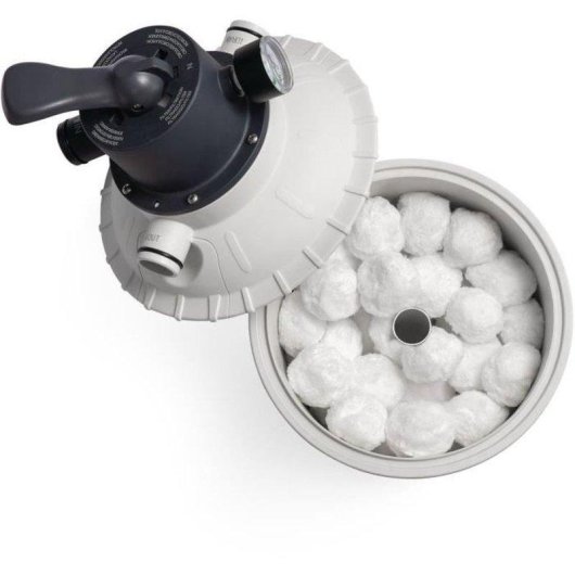 Billes de filtration Intex pour pompe piscine 3-5 microns blanc
