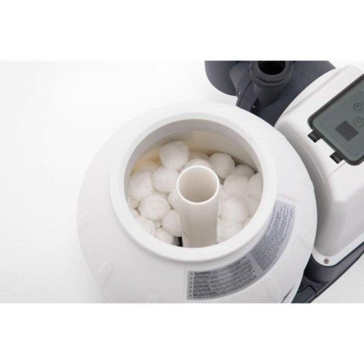 Billes de filtration Intex pour pompe piscine 3-5 microns blanc