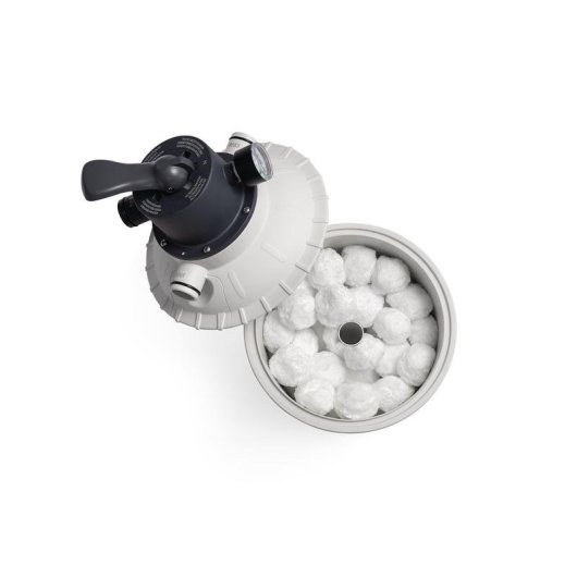 Billes de filtration Intex pour pompe piscine 3-5 microns blanc