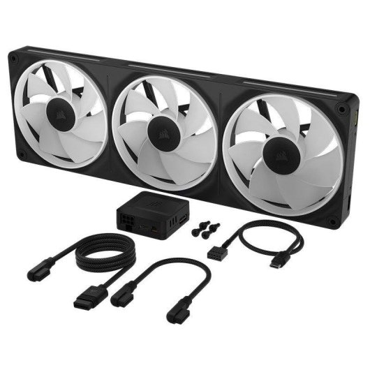 Ventilador suplementario Corsair LX360-R 360 mm 400-2400 RPM RGB invertido