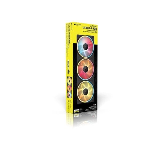 Ventilador suplementario Corsair LX360-R 360 mm 400-2400 RPM RGB invertido