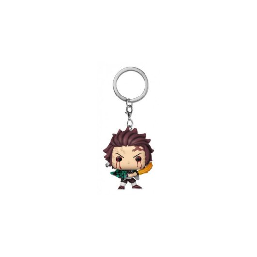 Porta-chaves Funko Pop Tanjiro Kamado Demon Slayer Multicolor