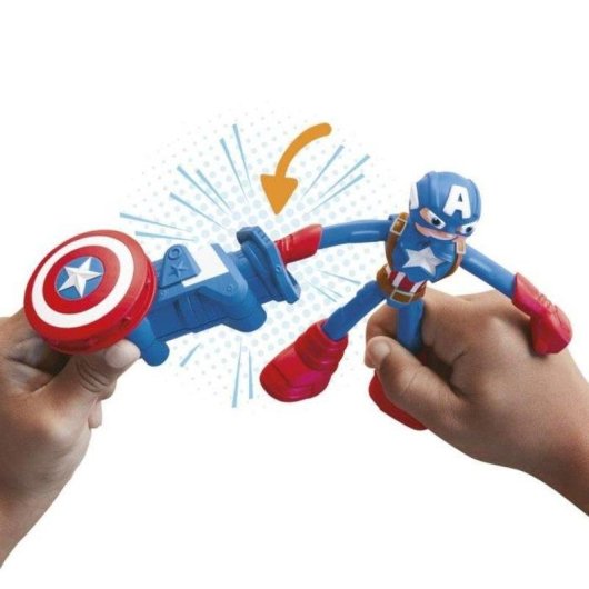 Set de Plastilina Play-Doh Marvel Capitán América Escudo Estampador