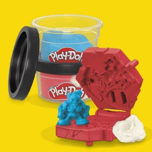 Set de Plastilina Play-Doh Marvel Capitán América Escudo Estampador