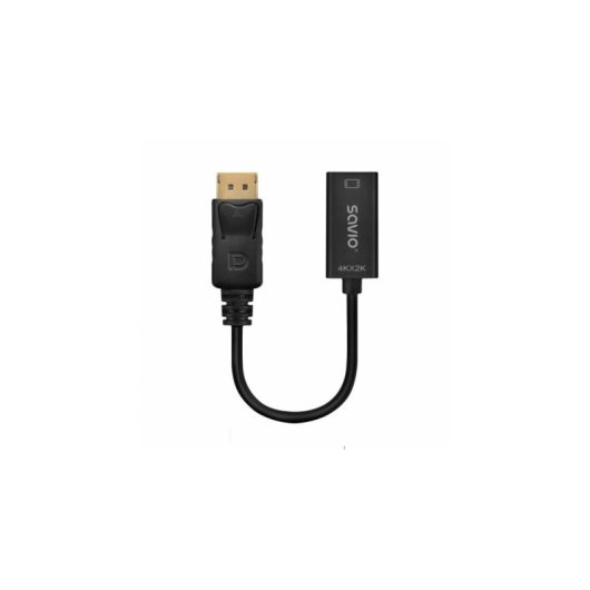 Adapter Savio AK-62 DisplayPort zu HDMI 0,2 m 4K