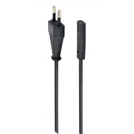 Cable de alimentación Gembird PC-184/2 1,8 m Negro