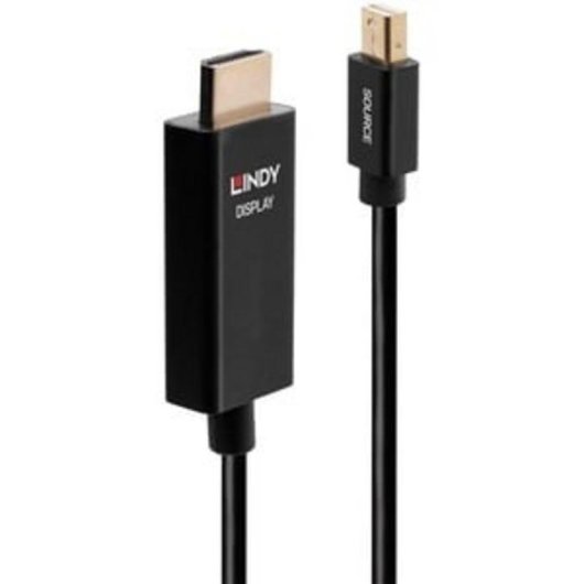 Cable adaptador Lindy 40923 Mini DisplayPort a HDMI 4K 3 m