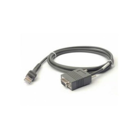 Zebra RS232 DB9 Seriellkabel Männlich zu Weiblich Grau 2,1 m