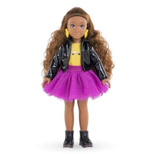 Boneca Corolle Girls Melody Fashion Week 28 cm Acessórios Baunilha Cabelo Castanho Jaqueta