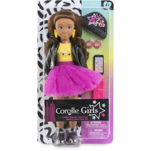 Boneca Corolle Girls Melody Fashion Week 28 cm Acessórios Baunilha Cabelo Castanho Jaqueta