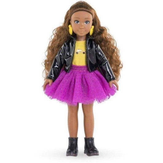 Boneca Corolle Girls Melody Fashion Week 28 cm Acessórios Baunilha Cabelo Castanho Jaqueta