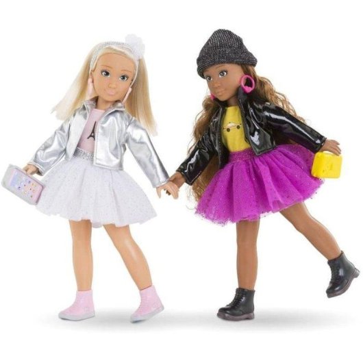 Boneca Corolle Girls Melody Fashion Week 28 cm Acessórios Baunilha Cabelo Castanho Jaqueta