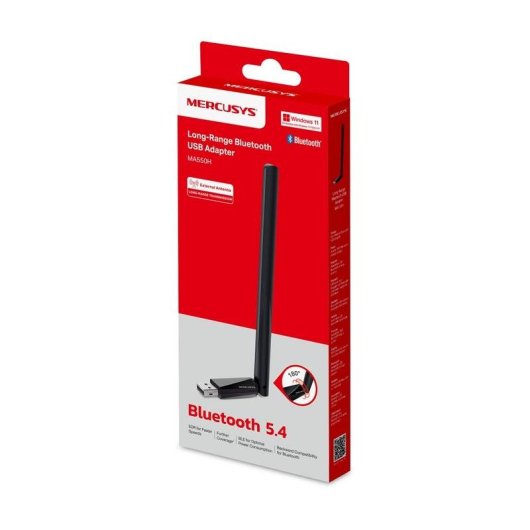 Scheda di Rete Mercusys MA550H USB Bluetooth 5.4 Antenna Lunga Portata