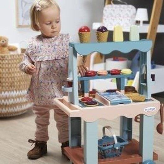 Stand de Jeu Écoiffier Marchande Délice 26 Pièces Multicolor