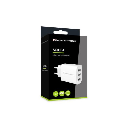 Caricatore USB 30W Conceptronic ALTHEA13W 3 Porte
