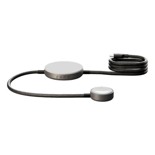 Kabelloser Lader ZENS Pro 2 Qi2 MagSafe 25W Grau Aluminium