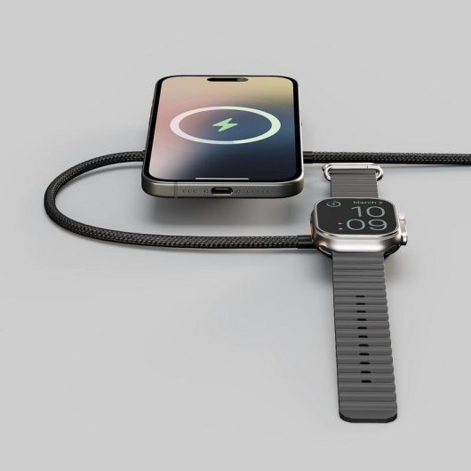 Kabelloser Lader ZENS Pro 2 Qi2 MagSafe 25W Grau Aluminium