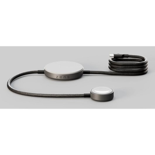 Kabelloser Lader ZENS Pro 2 Qi2 MagSafe 25W Grau Aluminium