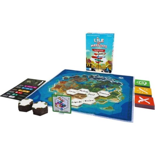 Juego de mesa Asmodee La isla de las palabras dichas 2-10 jugadores 20 minutos