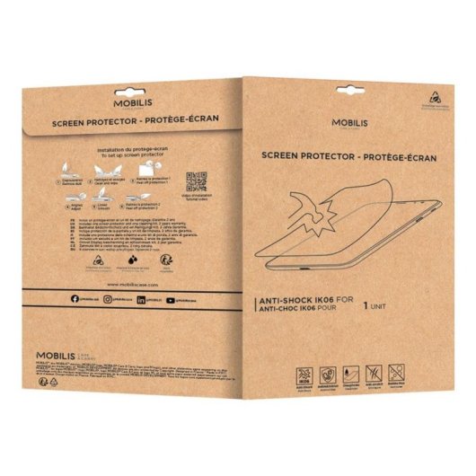 Protector Écran Mobilis 5H Verre Trempé pour Zebra ET401 10"