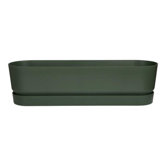 Vaso Elho Greenville Ovale 50 cm Nero Opaco Resistente Gelo